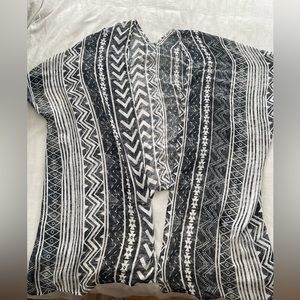 BCBG Generation Aztec Pattern Bathing Suit Cover Kimino